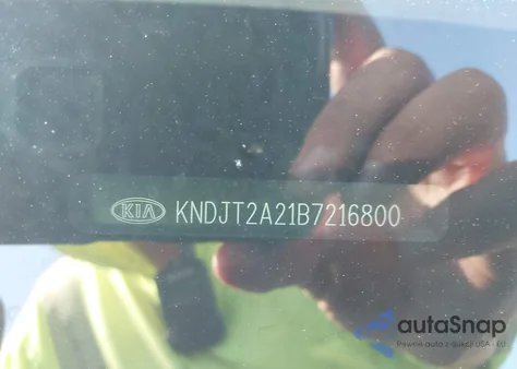 2011 Kia Soul + z USA, uszkodzony, nr VIN KNDJT2A21B7216800